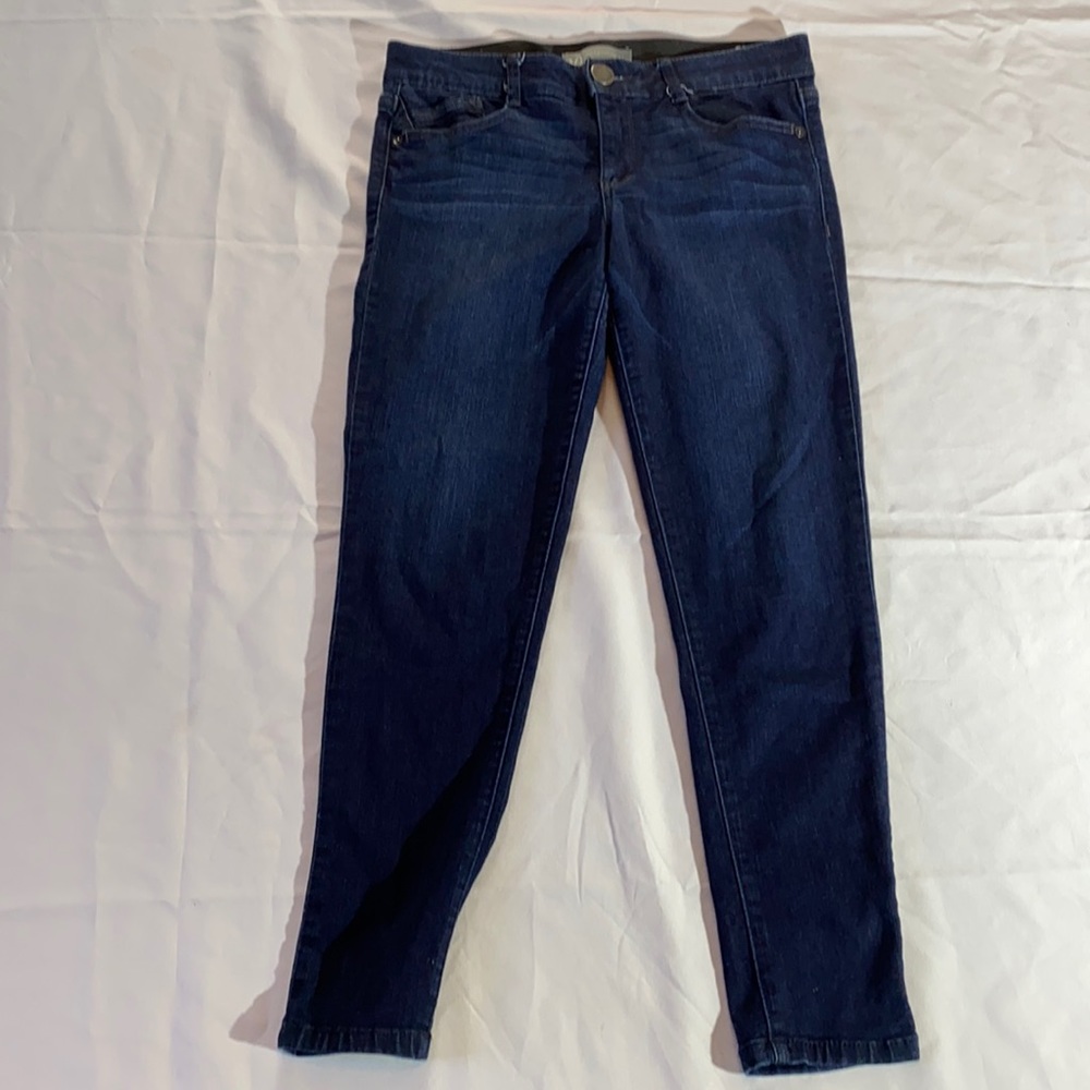 Wit & Wisdom 8 dark blue stretchy skinny jeans